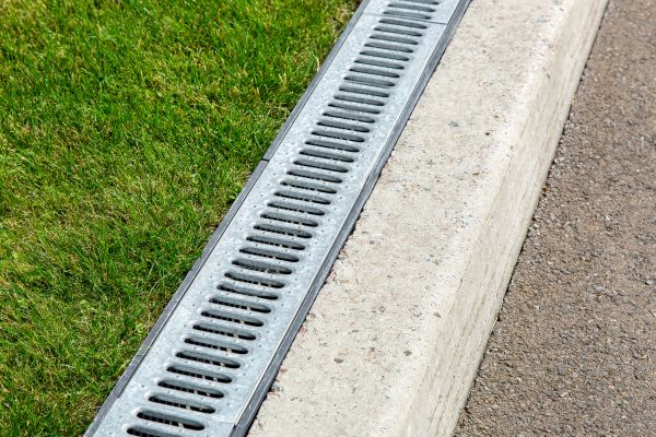 Courtyard Drain Installation in Trenton