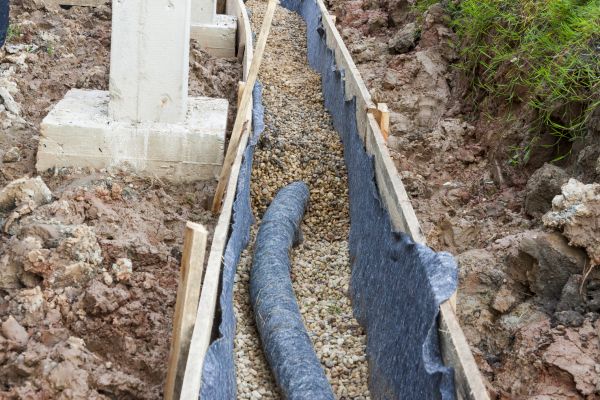 French Drain Installation in Trenton